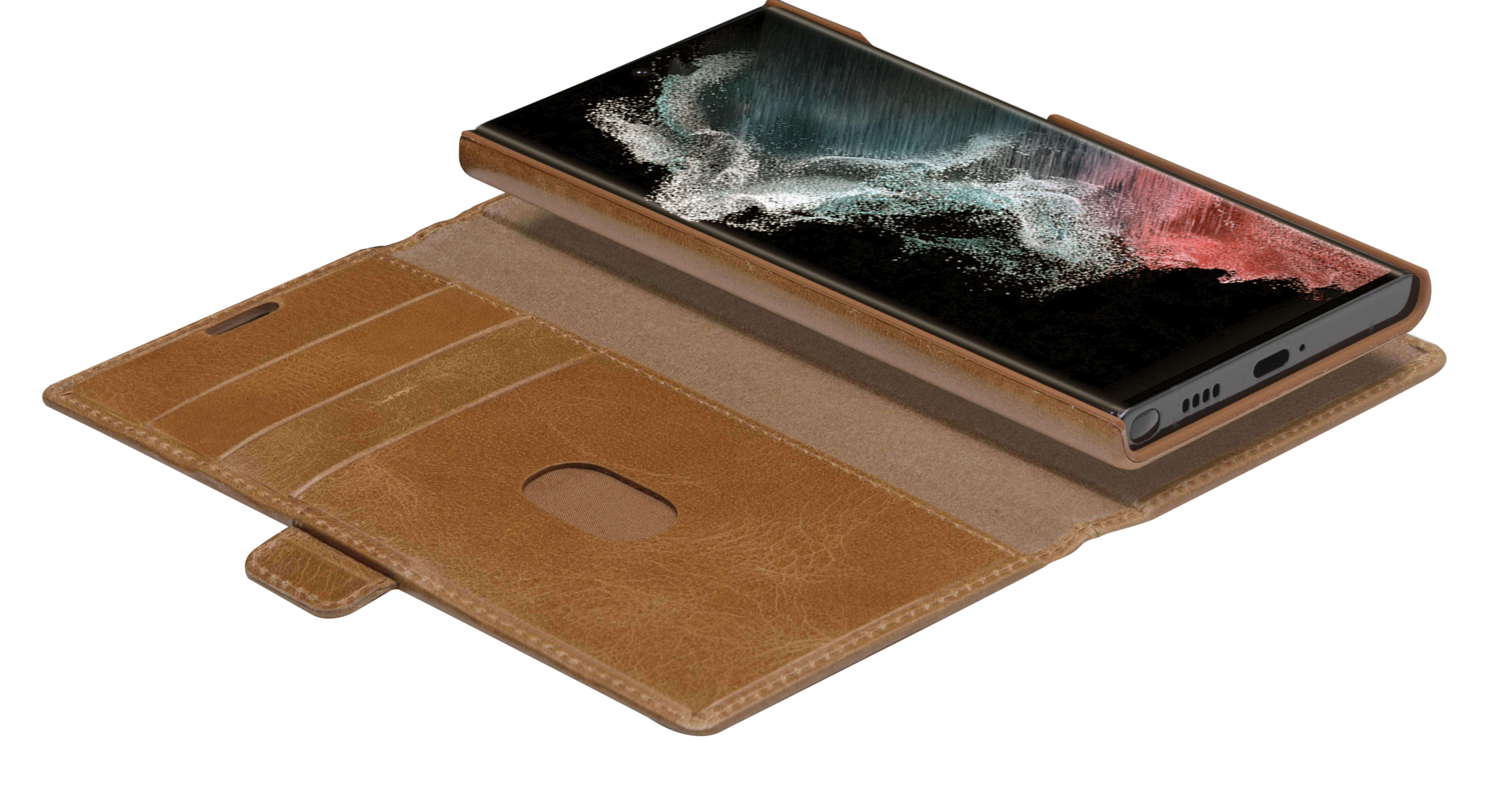 dbramante1928 Lynge custodia per cellulare 17,3 cm (6.8) Custodia a libro Marrone chiaro