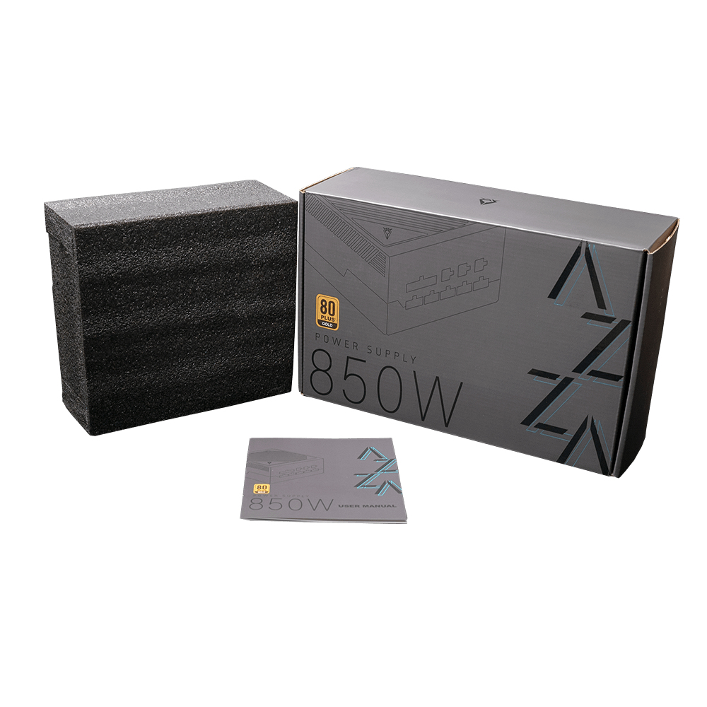 Azza PSAZ-850G14 alimentatore per computer 850 W 20+4 pin ATX ATX Nero