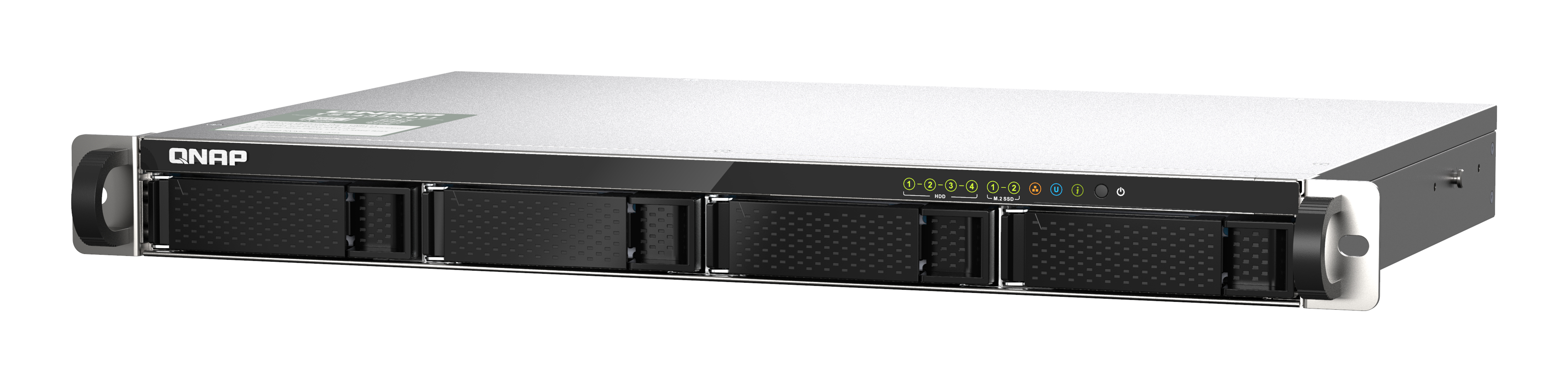 QNAP TS-435XeU - NAS-Server - 4 Schchte - Rack