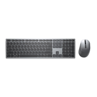 DELL KM7321W teclado Rat�n incluido RF Wireless + Bluetooth QWERTY Ingl�s del Reino Unido Gris, Titanio