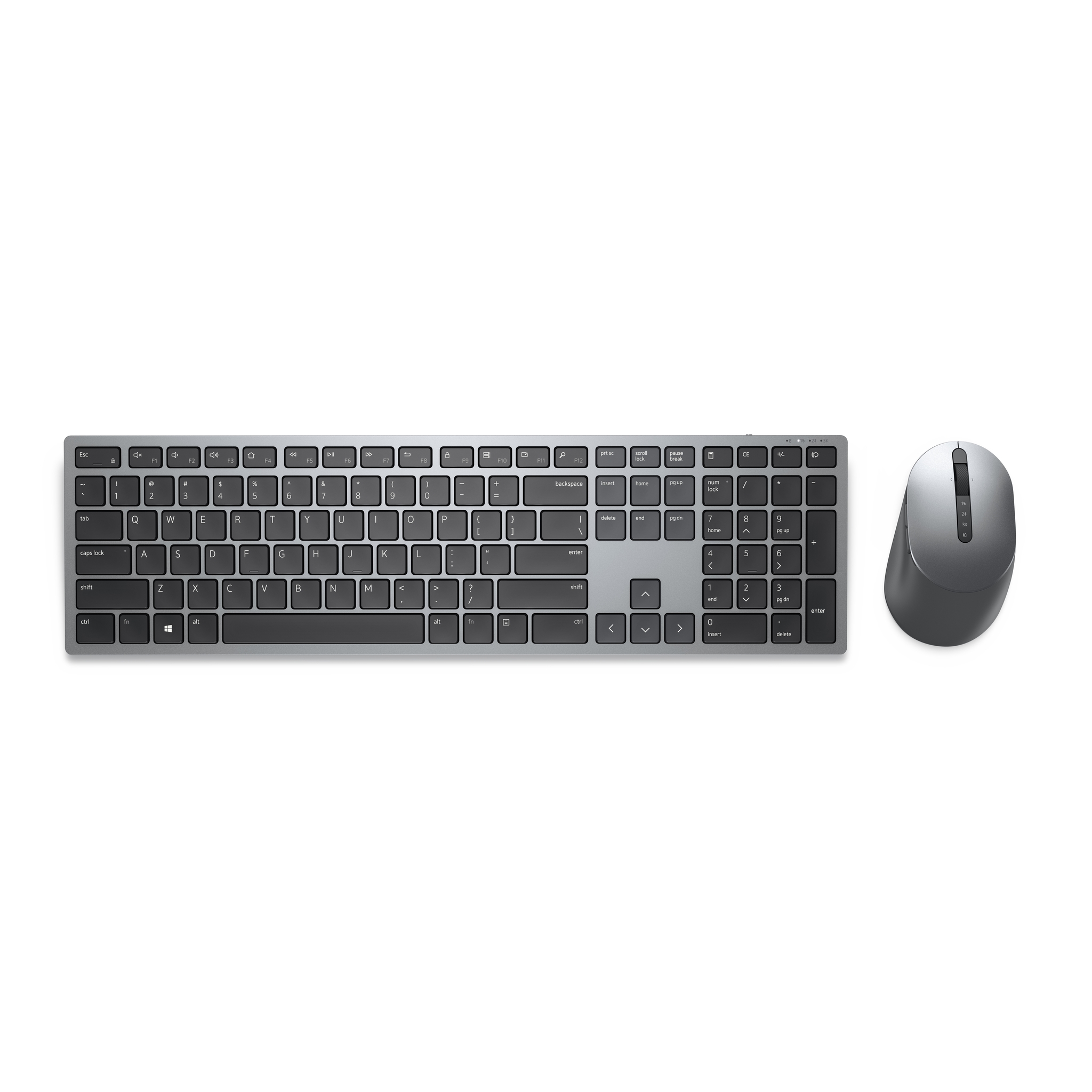 DELL KM7321W teclado Rat�n incluido RF Wireless + Bluetooth QWERTY Ingl�s del Reino Unido Gris, Titanio