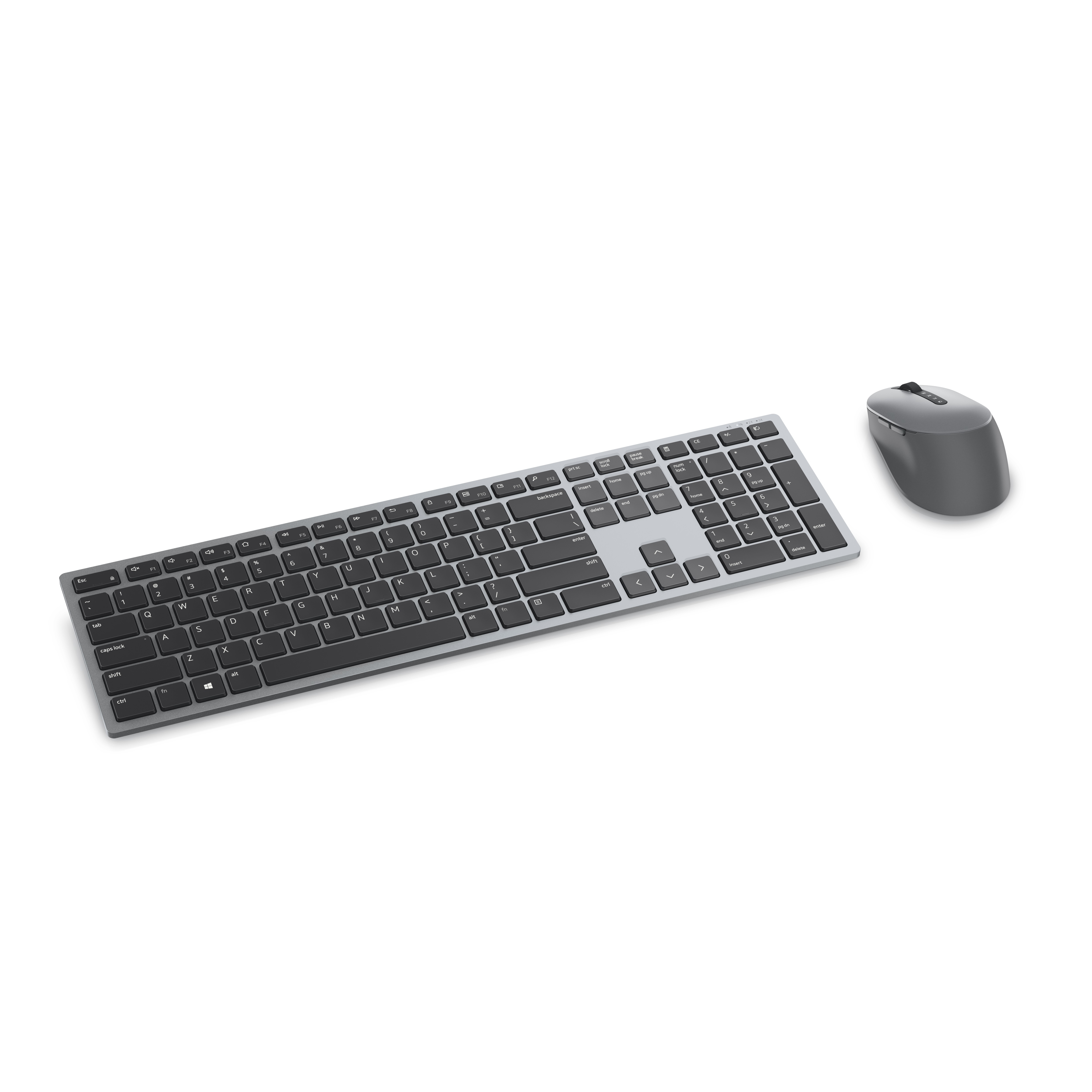 DELL KM7321W teclado Rat�n incluido RF Wireless + Bluetooth QWERTY Ingl�s del Reino Unido Gris, Titanio