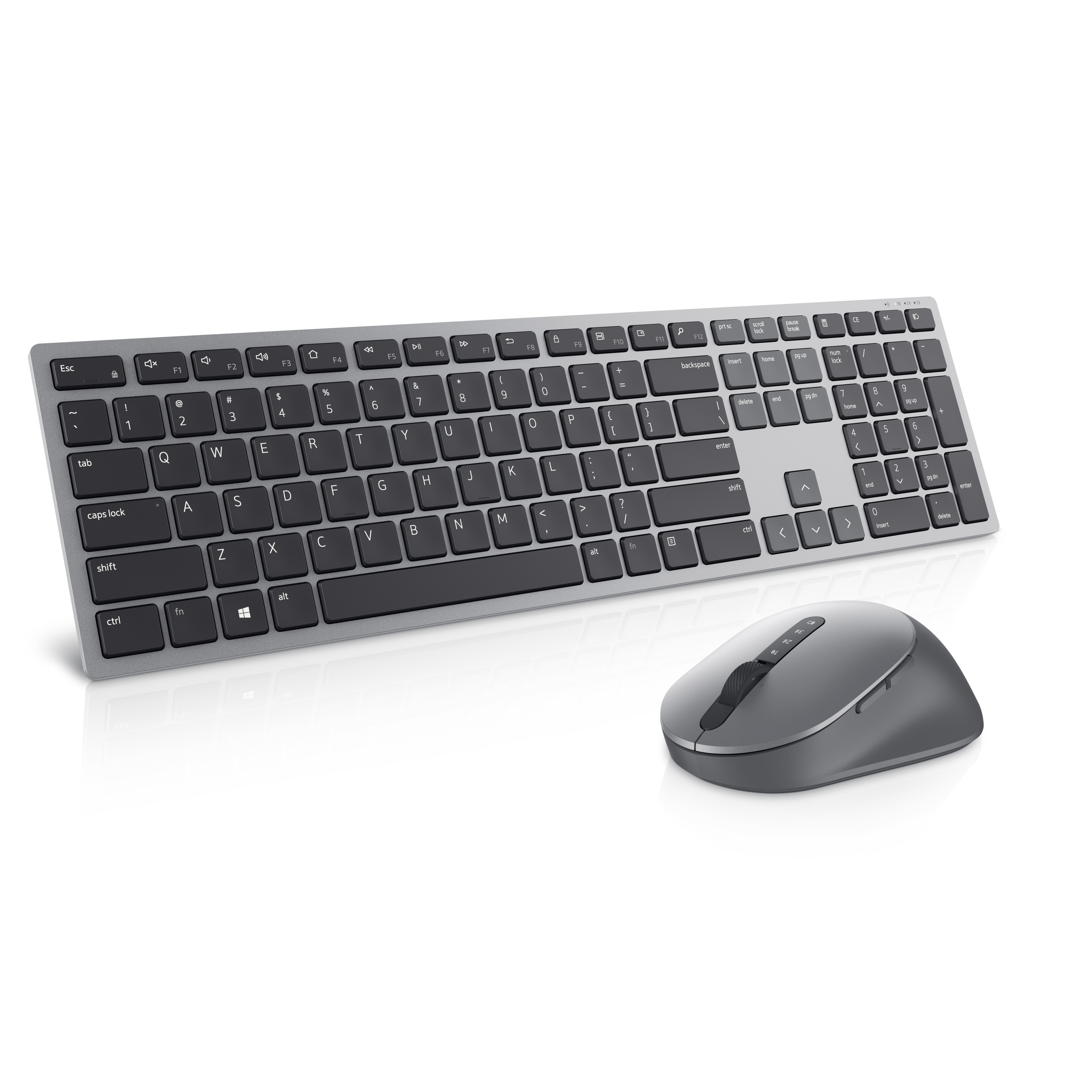 DELL KM7321W teclado Rat�n incluido RF Wireless + Bluetooth QWERTY Ingl�s del Reino Unido Gris, Titanio