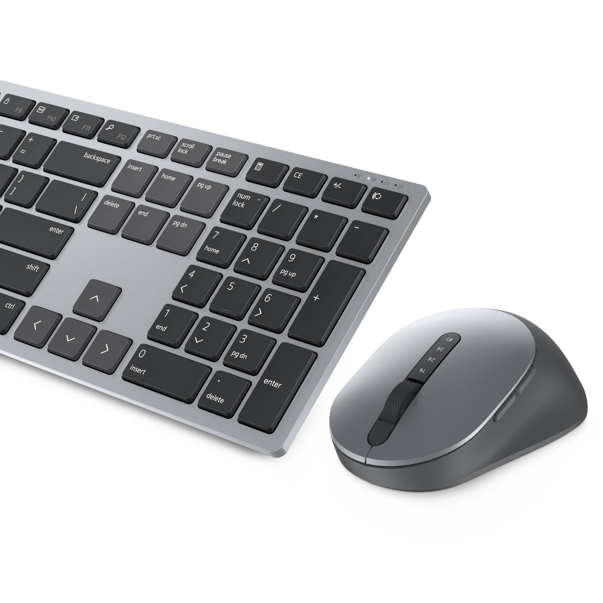 DELL KM7321W teclado Rat�n incluido RF Wireless + Bluetooth QWERTY Ingl�s del Reino Unido Gris, Titanio