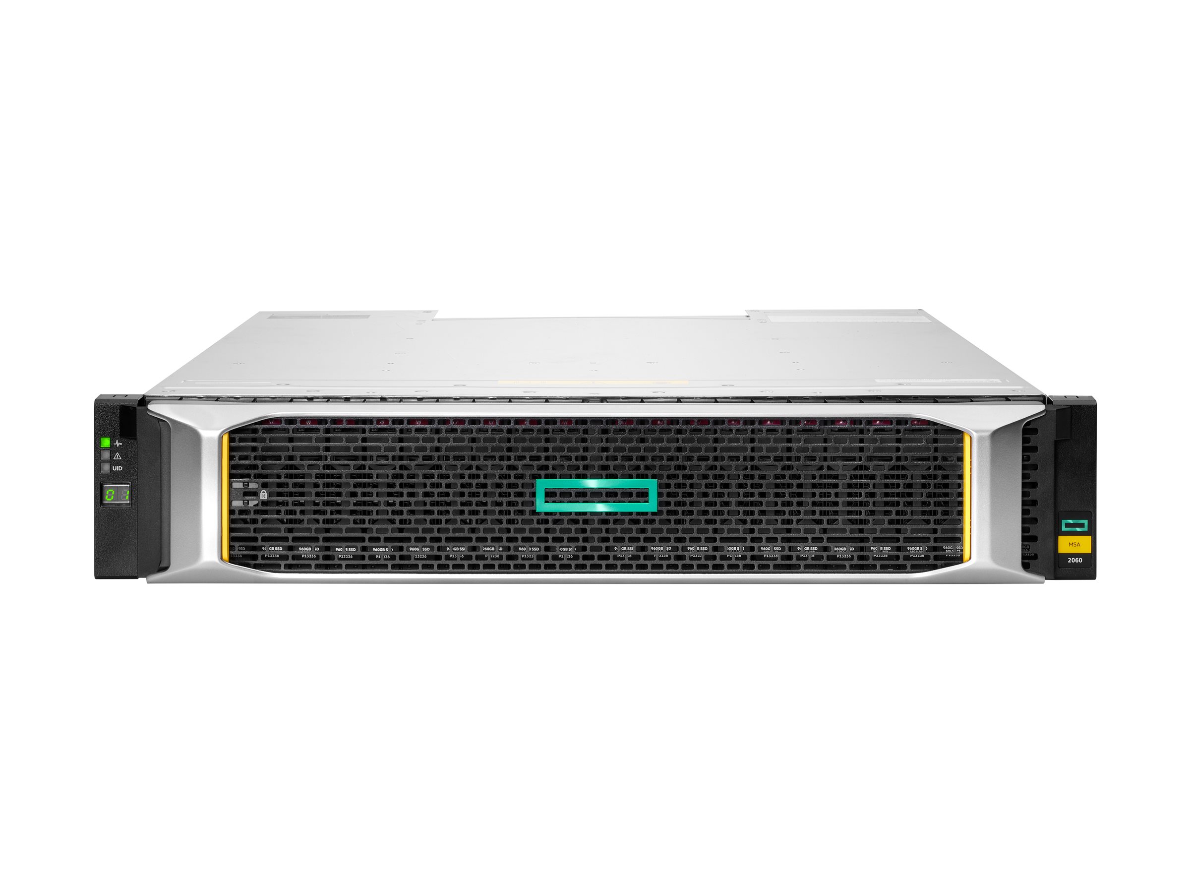 Hewlett Packard Enterprise MSA 2060 unidad de disco multiple Bastidor (2U) Plata, Negro