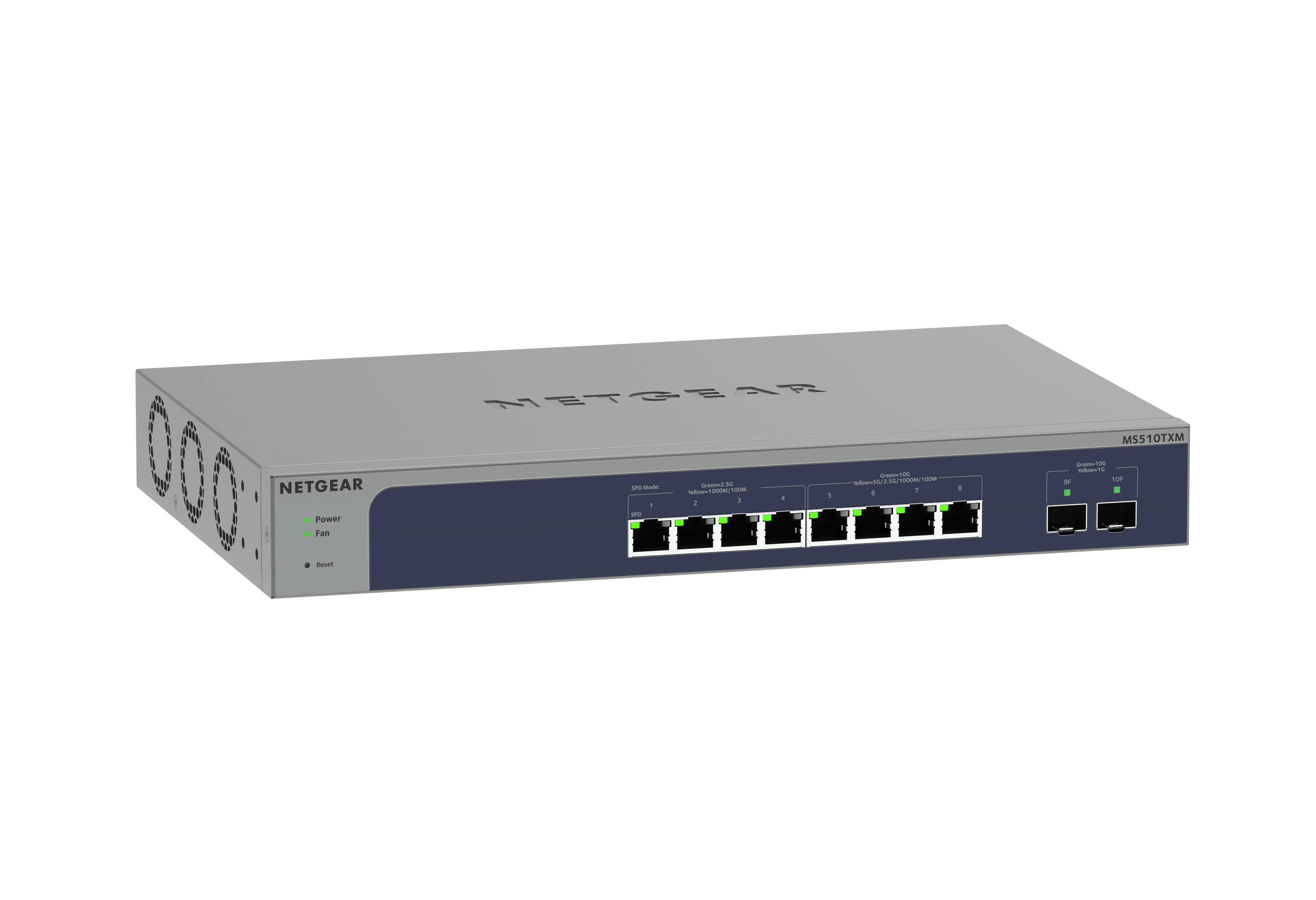 Netgear Smart MS510TXM - Switch - L3 Lite - Smart - 4 x 100/1000/2.5G + 4 x 1/2.5/5/10GBase-T + 2 x 10 Gigabit SFP+ (Uplink)