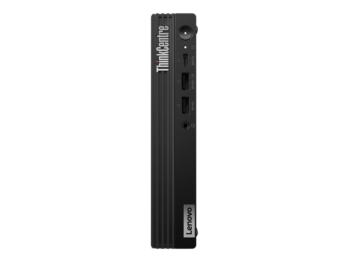 Lenovo ThinkCentre M70q Gen 5 12TD - Mini - Core i3 13100T / 2.5 GHz - RAM 8 GB - SSD 256 GB - UHD Graphics 730 - 1GbE, Wi-Fi 6E, Bluetooth 5.3 - WLAN: 802.11a/b/g/n/ac/ax (Wi-Fi 6E)