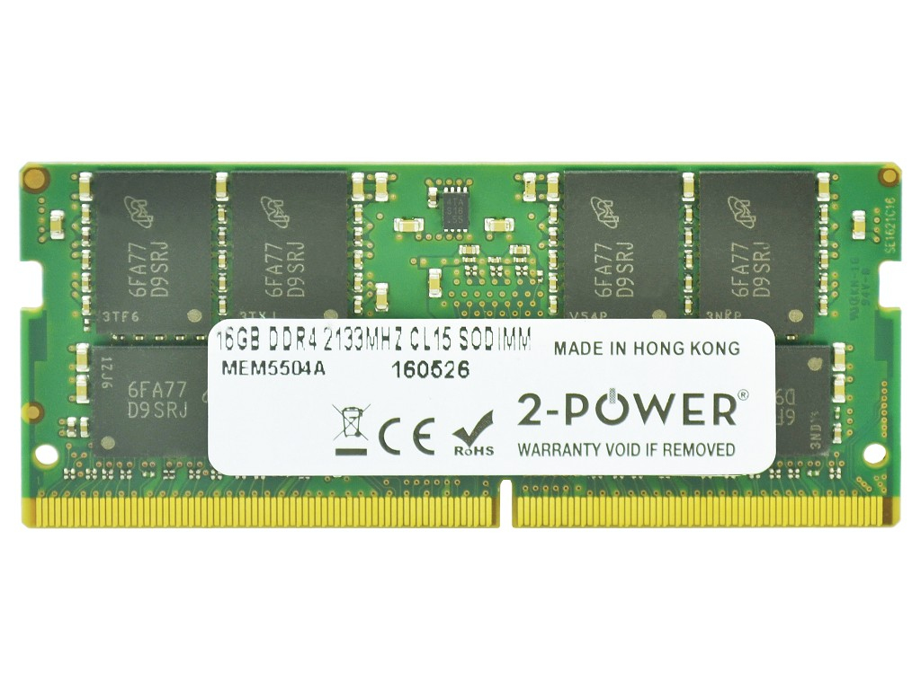 2-Power 16GB DDR4 2133MHZ CL15 SoDIMM Memory - replaces KVR21S15D8/16