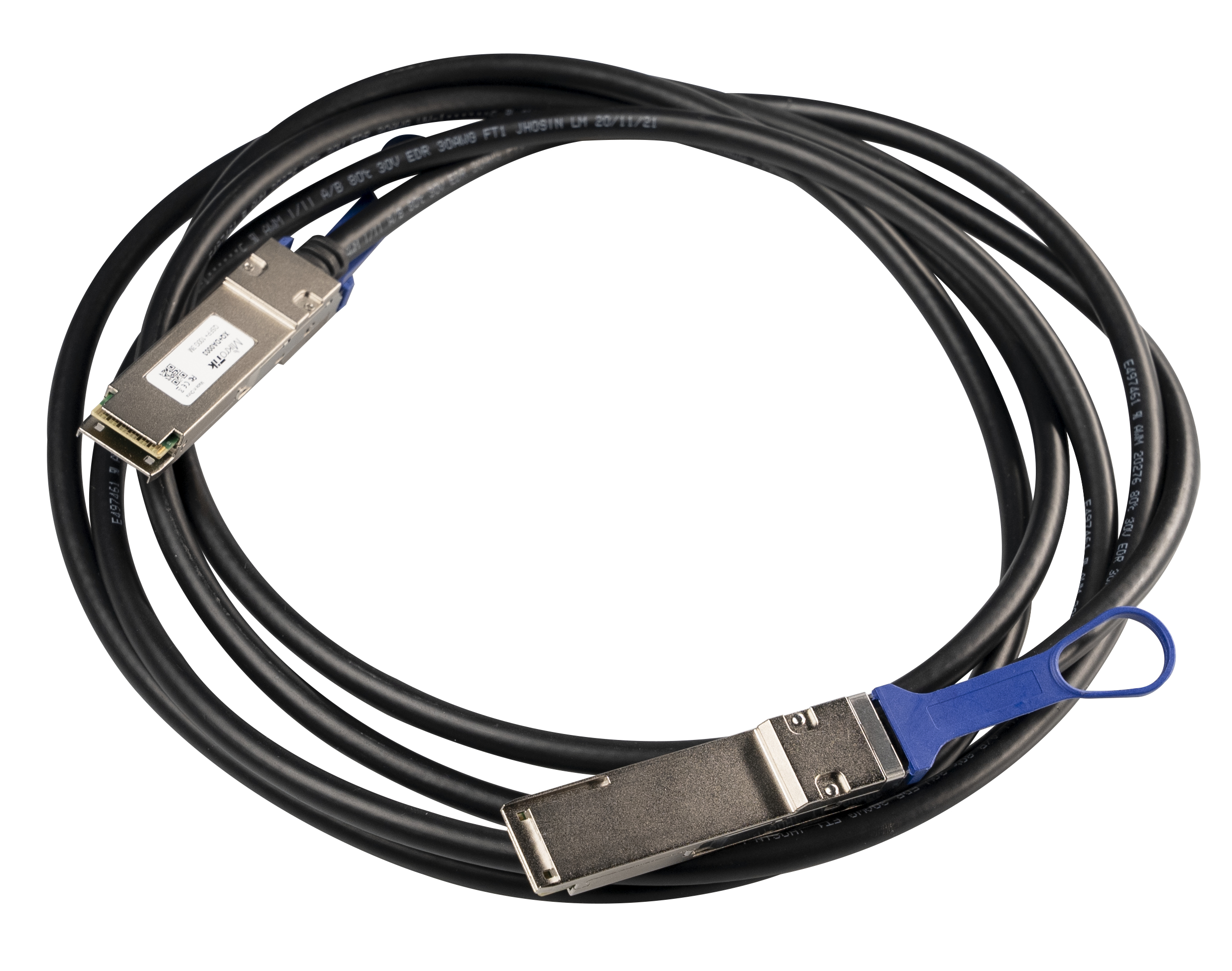 Mikrotik XQ+DA0003 c�ble dInfiniBand 3 m QSFP+ to QSFP+ / QSFP28 to QSFP28 Noir