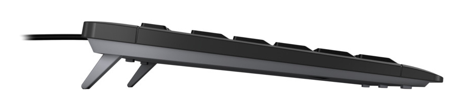 CHERRY STREAM clavier maison/bureau USB QWERTY Portuguais Noir, Gris