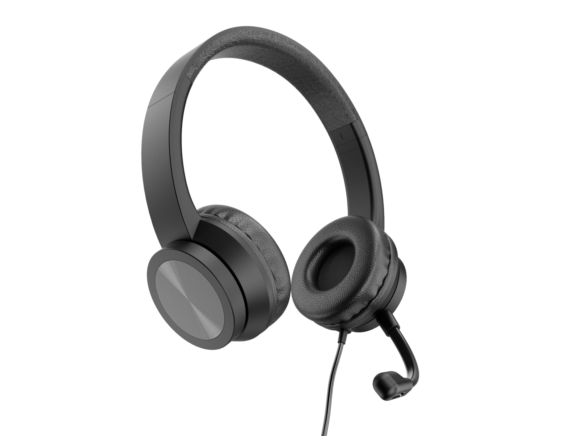 Conceptronic POLONA05B cuffia e auricolare Cablato A Padiglione Musica e Chiamate USB tipo A Nero