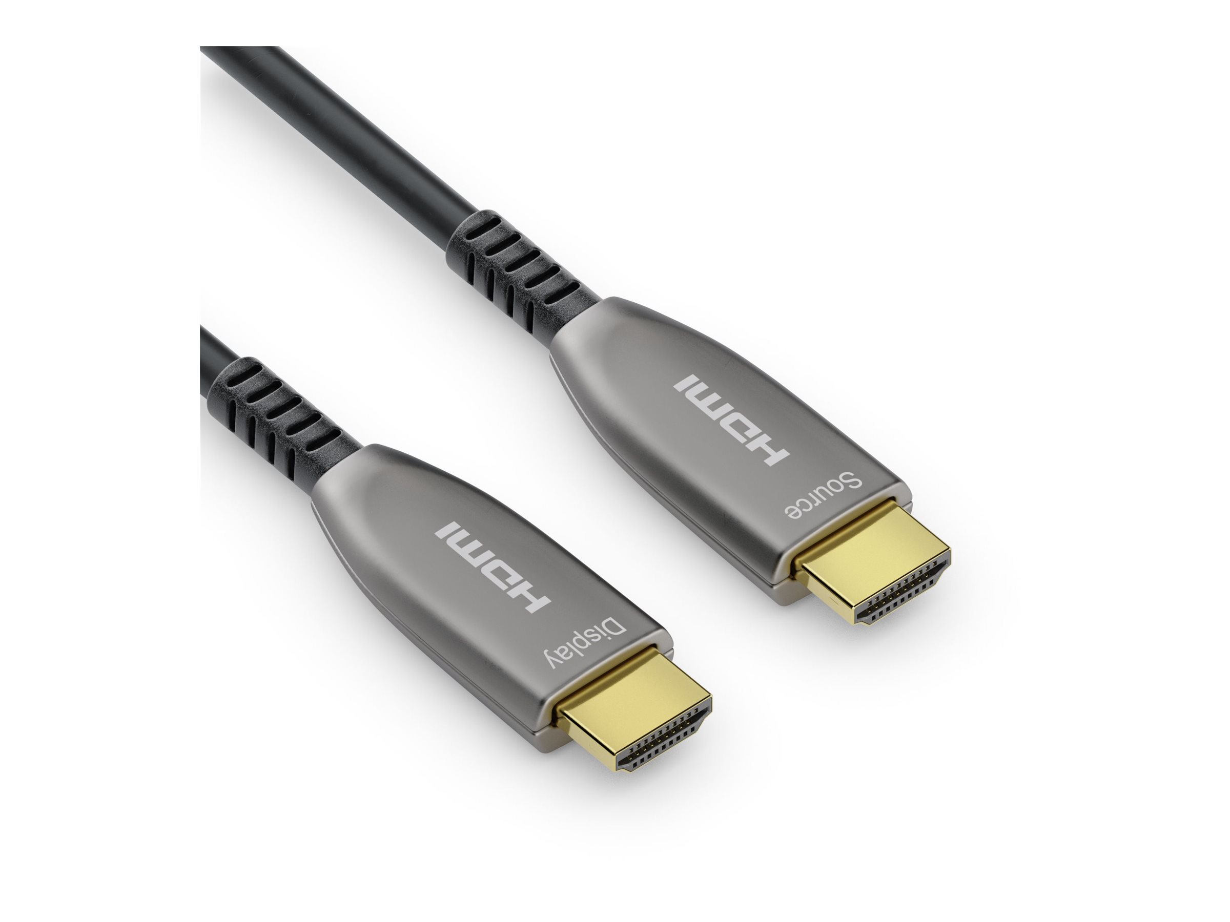 Sonero Hohe Geschwindigkeit - HDMI-Kabel mit Ethernet - HDMI m�nnlich zu HDMI m�nnlich - 10 m - Hybrid Kupfer/Kohlefaser - Schwarz - Active Optical Cable (AOC)