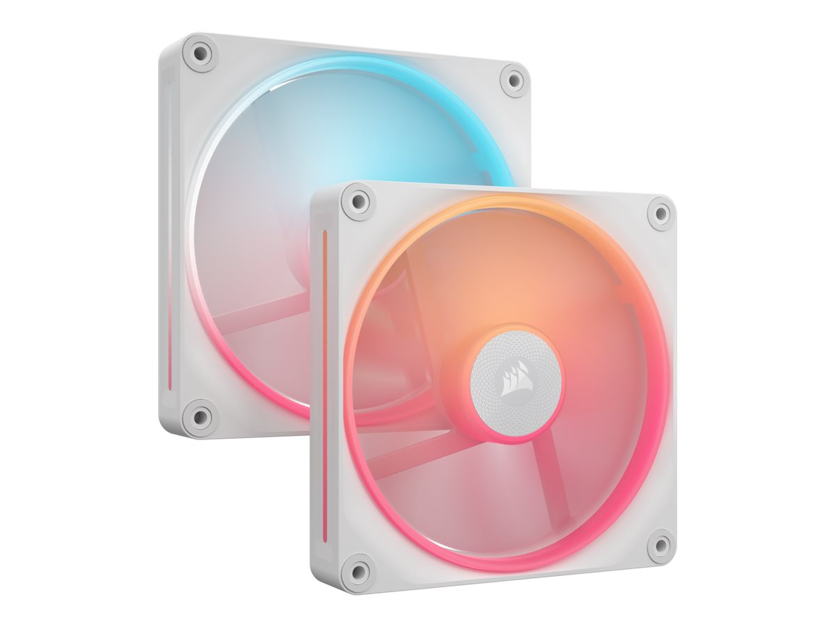 Corsair iCUE Link LX140-R RGB - Gehuselfter - Reverse-Lfterbltter - 140 mm - wei (Packung mit 2)
