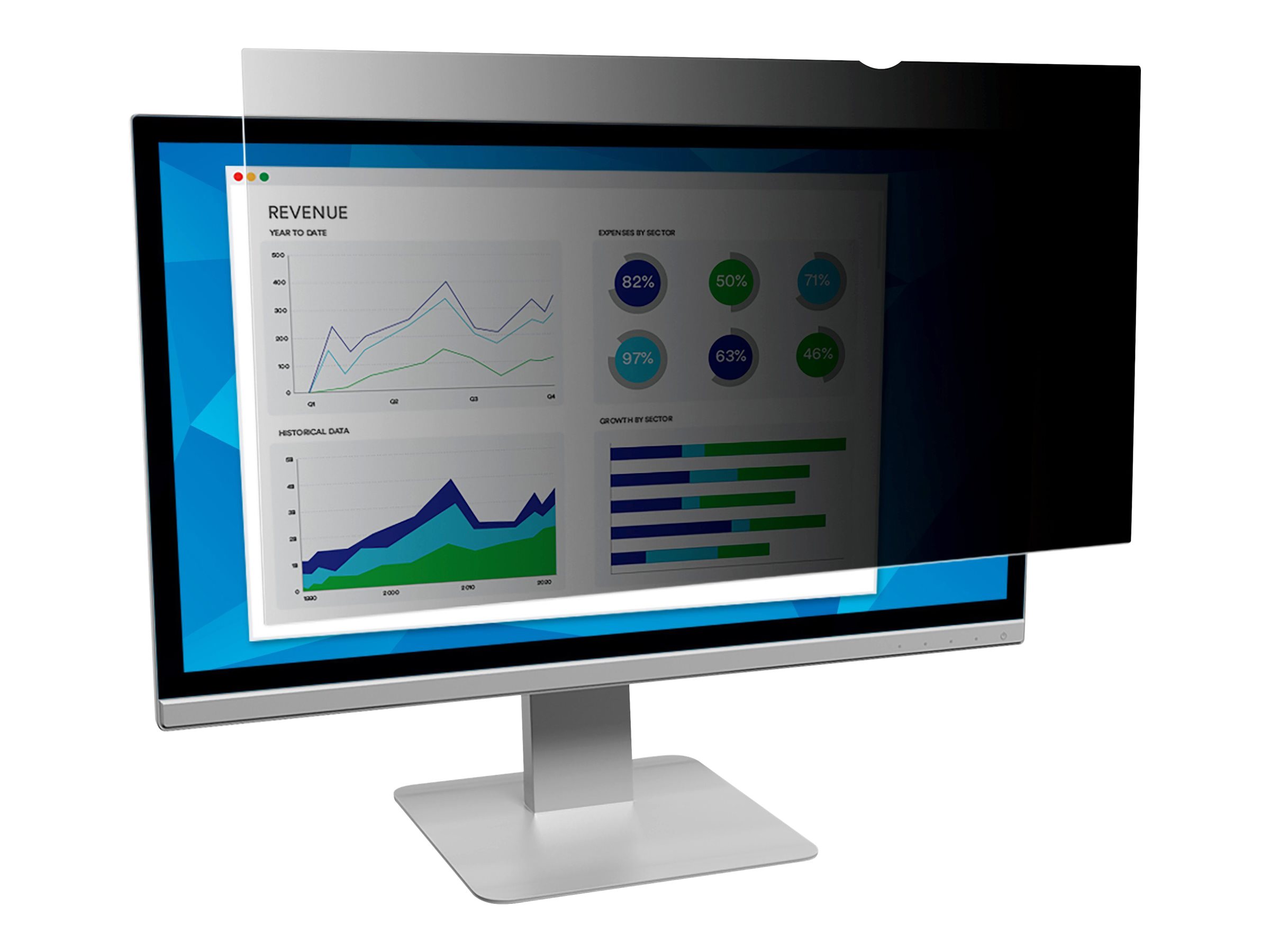 3M Filtro privacidad 31.5 pulg monitor, 16:9, PF315W9B