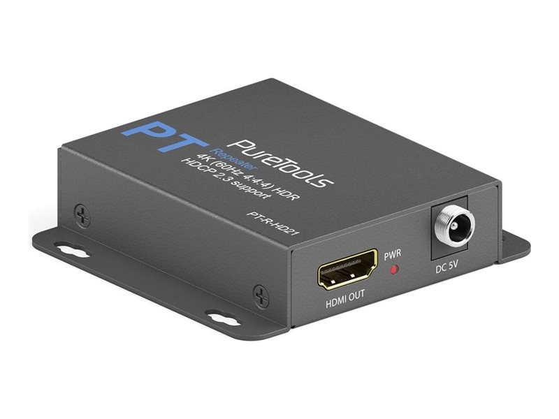 PureLink PURE PT-R-HD21 - PureTools HDMI Repeater Signalverstrker - Digital/Display/Video