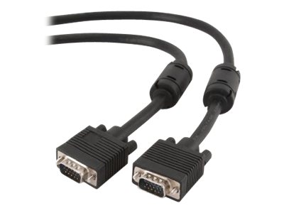 Gembird 1.8m HD15 M/M VGA cable VGA (D-Sub) Black