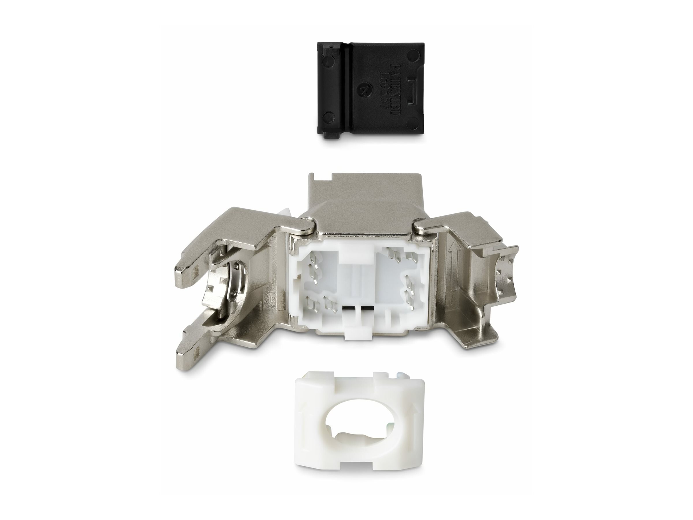 StarTech.com Cat8 Keystone Jack, 6-Pack RJ45 Ethernet Keystone Jacks, STP Cat8 Wall Jack, 180-Degree Toolless