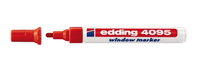 EDDING 4095 - 10 St�ck(e) - Rot - Rot - Wei� - Wei� - Kunststoff - 2 mm