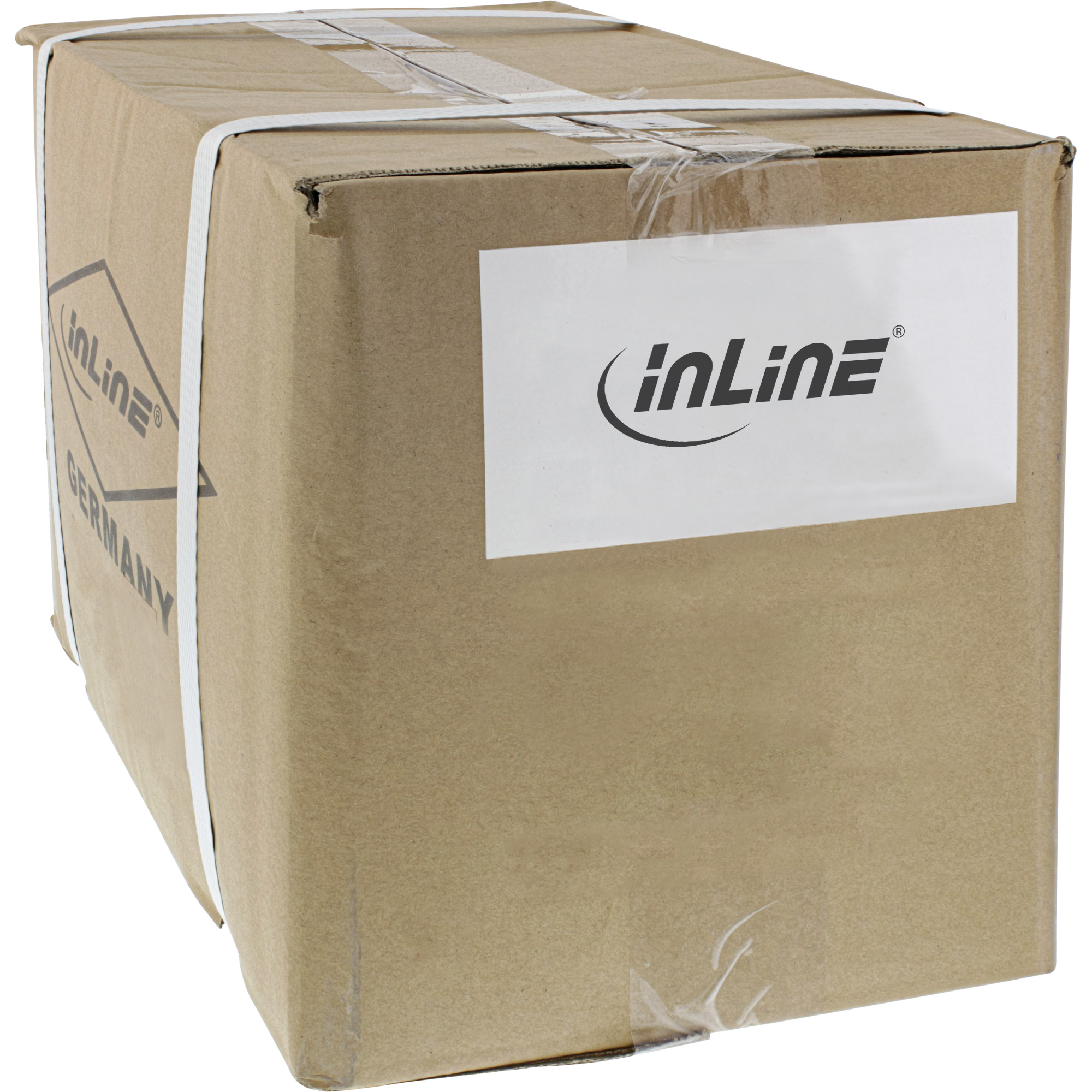 InLine Stromkabel - Eurostecker (S) zu IEC 60320 C7 - 3 m - Schwarz (Packung mit 45)