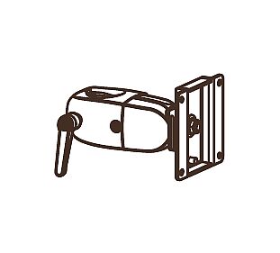 Ergotron DS Series DS100 Clamping Single Pivot 76,2 cm (30) Nero Scrivania