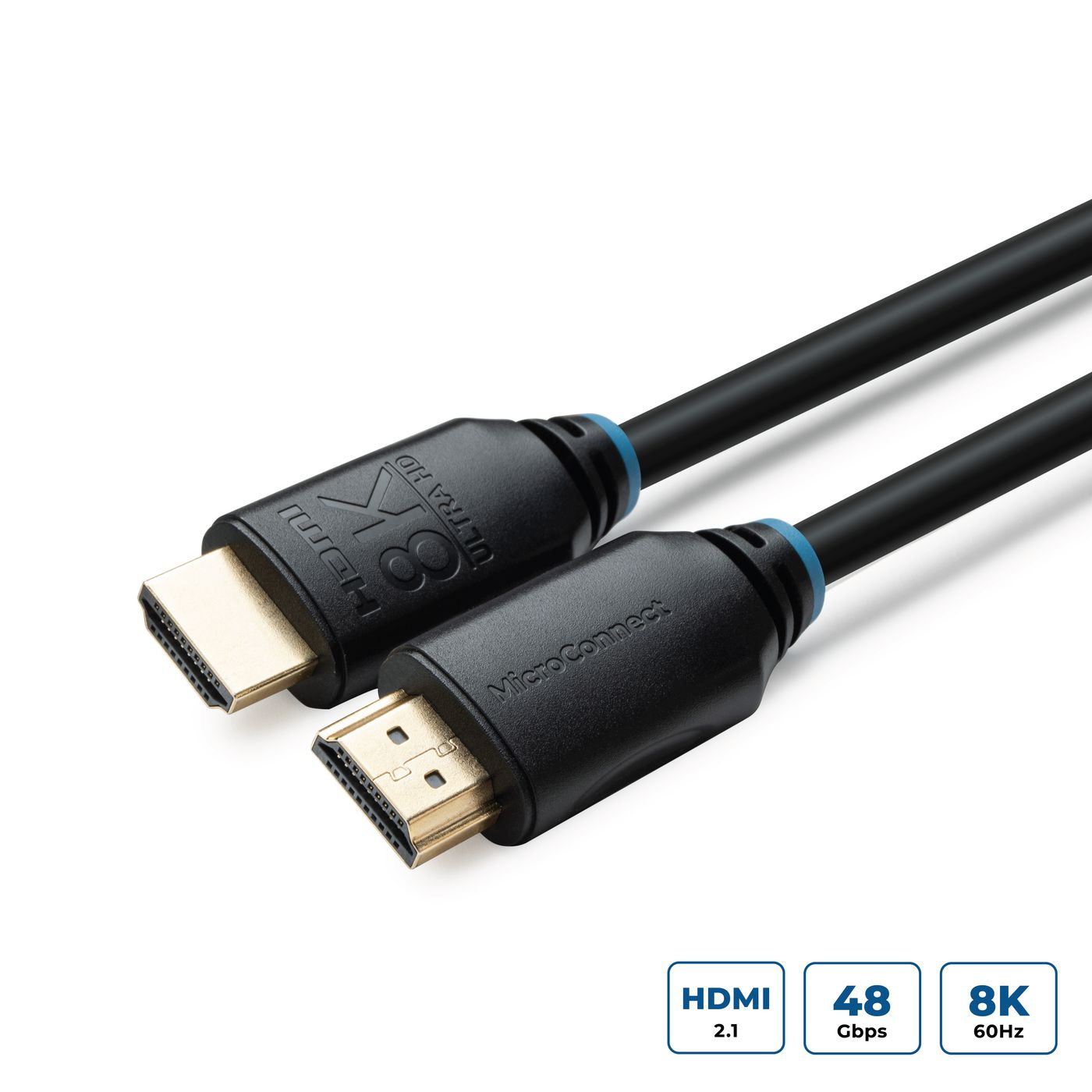 MicroConnect MC-HDM19192V2.1 - 2 m - HDMI Typ A (Standard) - HDMI Typ A (Standard) - 7680 x 4320 Pixel - 3D - Schwarz
