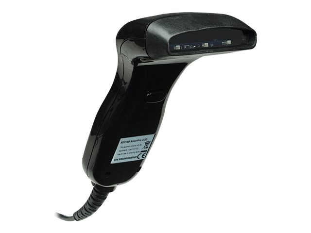 IC Intracom Manhattan Contact CCD Handheld Barcode Scanner, USB, 80mm Scan Width, Cable 152cm, Max Ambient Light: 3,000 lux (sunlight)