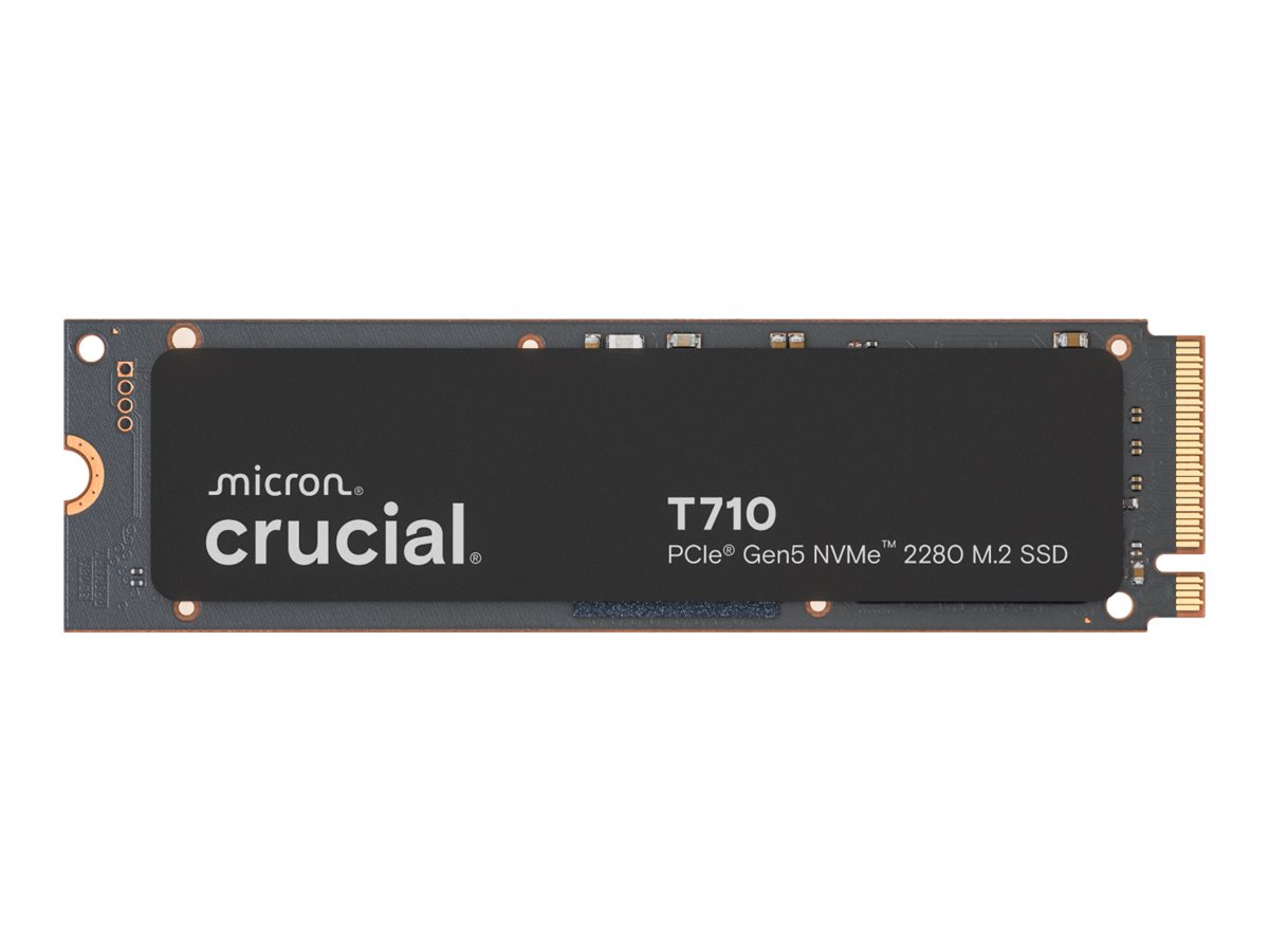 Crucial T710 - SSD - verschlsselt - 4 TB - intern - M.2 2280 - PCI Express 5.0 (NVMe)