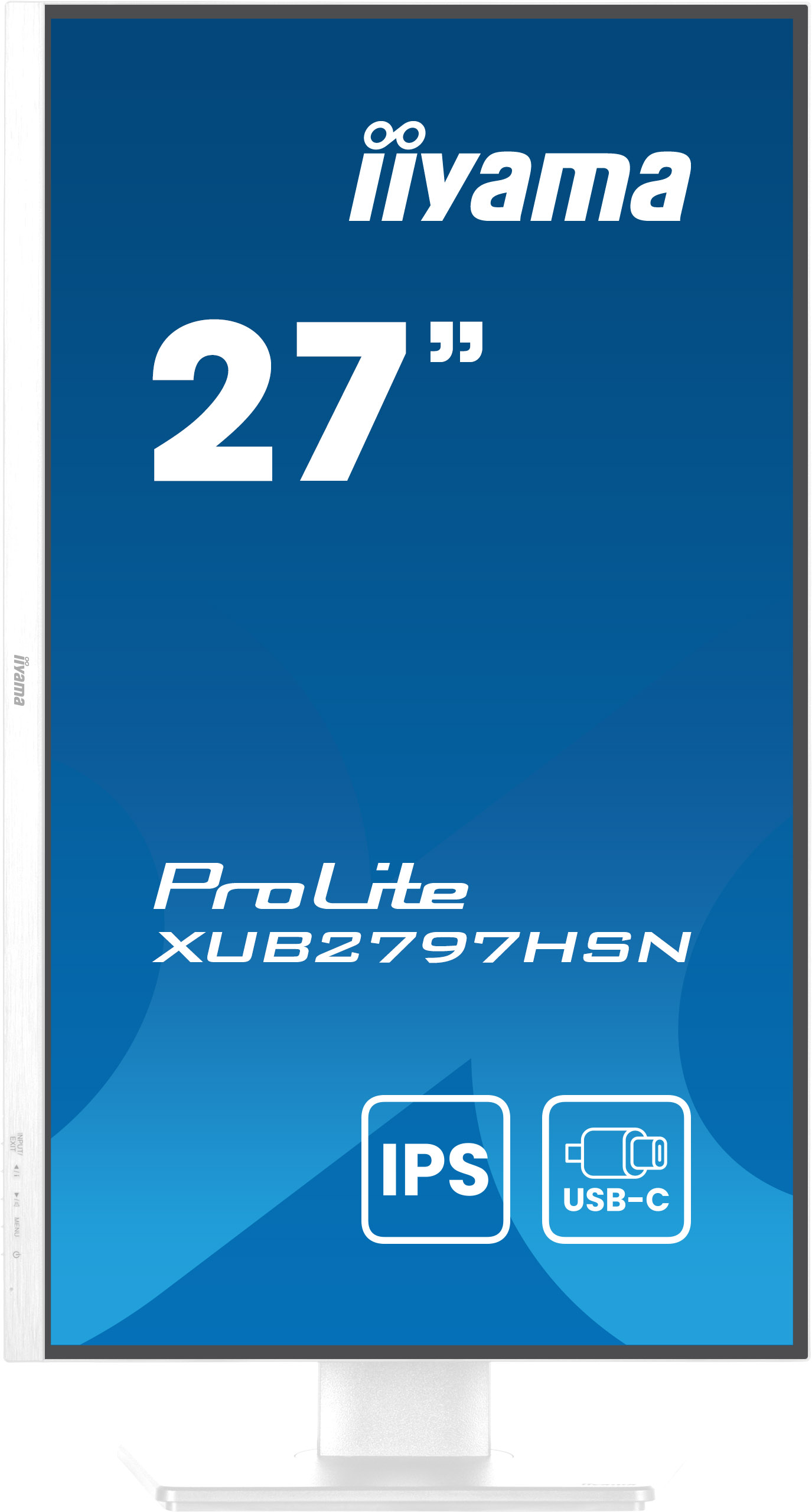 iiyama ProLite XUB2797HSN-W2 �cran plat de PC 68,6 cm (27) 1920 x 1080 pixels Full HD LED Blanc