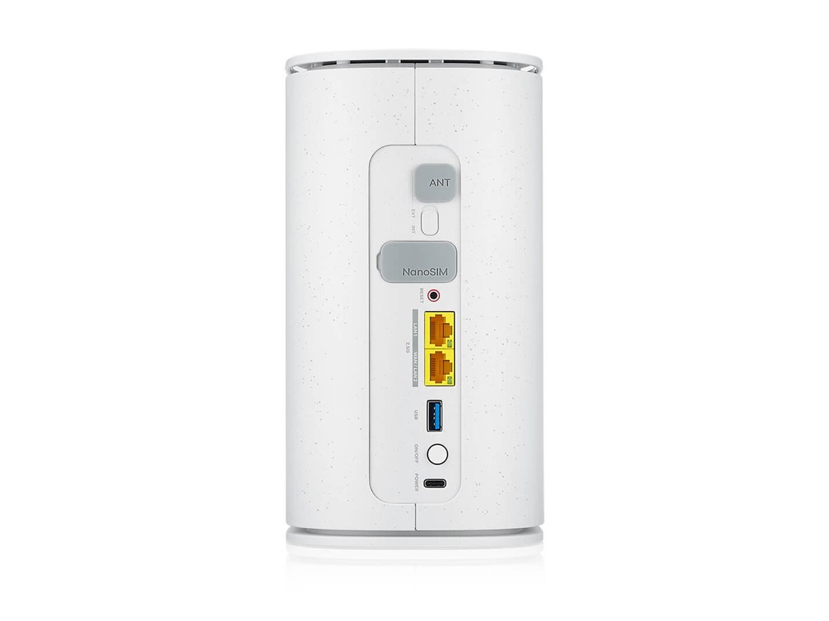 Zyxel FWA515-EU0102F router inal�mbrico 2.5 Gigabit Ethernet Doble banda (2,4 GHz / 5 GHz) 5G Blanco