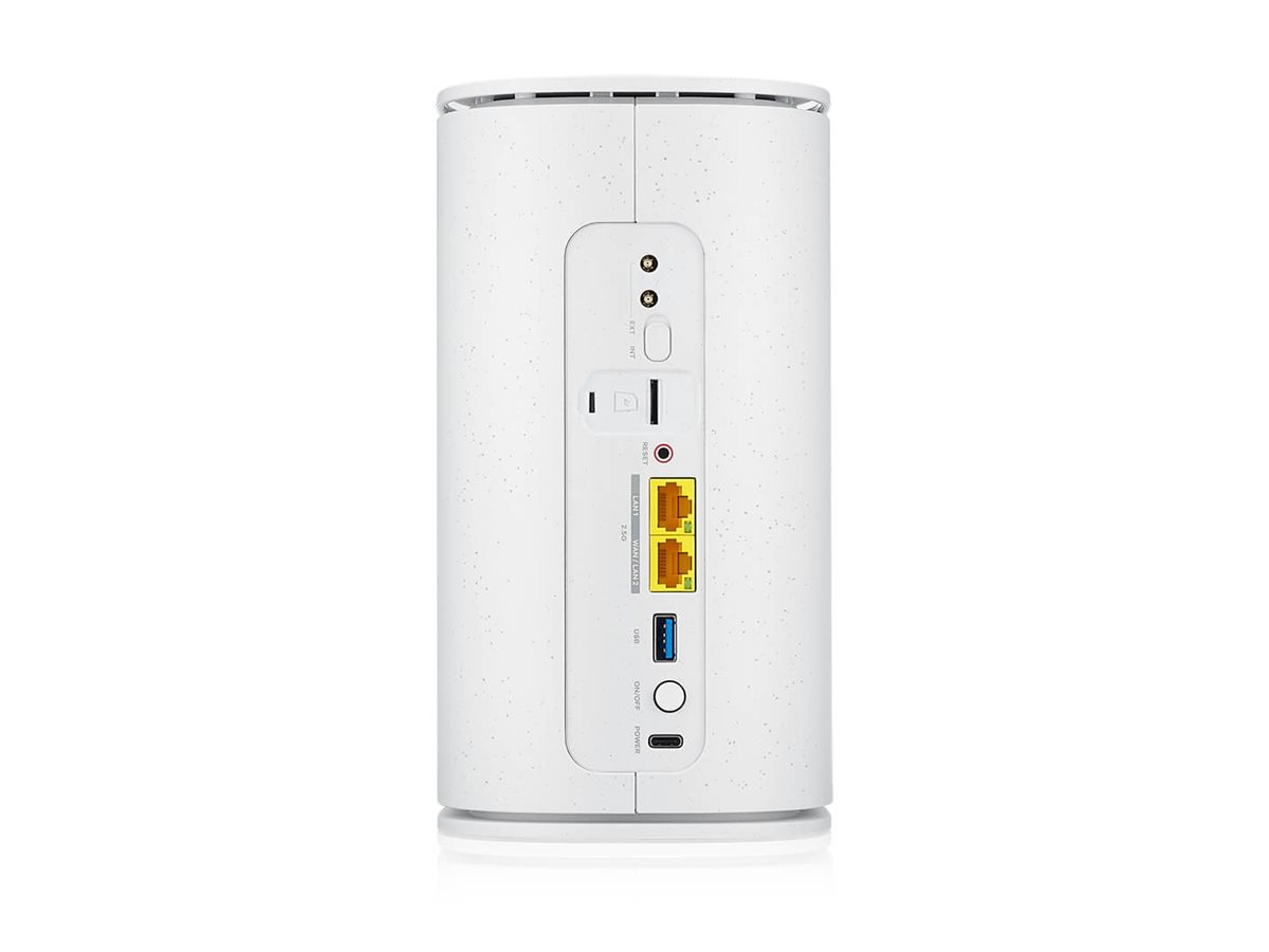 Zyxel FWA515-EU0102F router inal�mbrico 2.5 Gigabit Ethernet Doble banda (2,4 GHz / 5 GHz) 5G Blanco