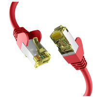 M-Cab EC020200049 cable de red Rojo 1 m Cat6a S/FTP (S-STP)