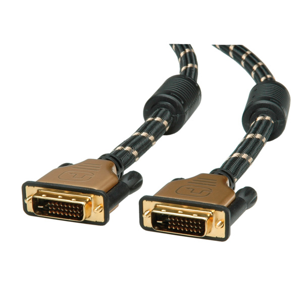 ROLINE GOLD - DVI-Kabel - Dual Link - DVI-D (M)