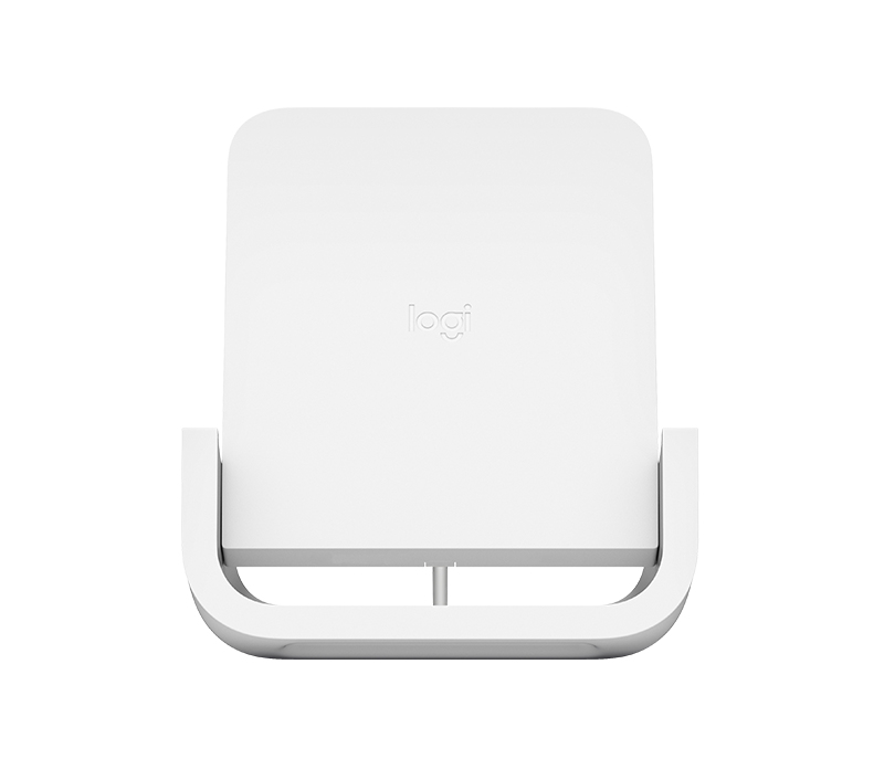 Logitech POWERED Wireless Charging Stand Blanc Intérieure