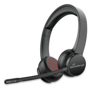 MEDIARANGE Bluetooth ENC Stereo Headset 400mAh Akku schwarz - Headset - 20 KHz