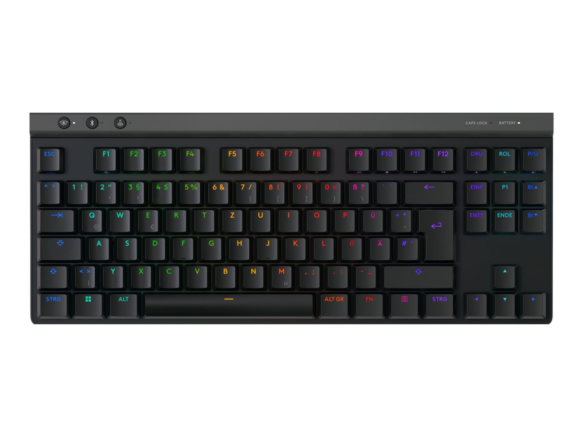 Logitech G515 clavier Jouer RF sans fil + Bluetooth QWERTZ Tchque Noir