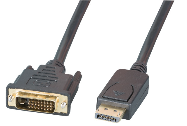 EFB Elektronik K5564SW.5V2 adaptador de cable de vdeo 5 m DisplayPort DVI Negro