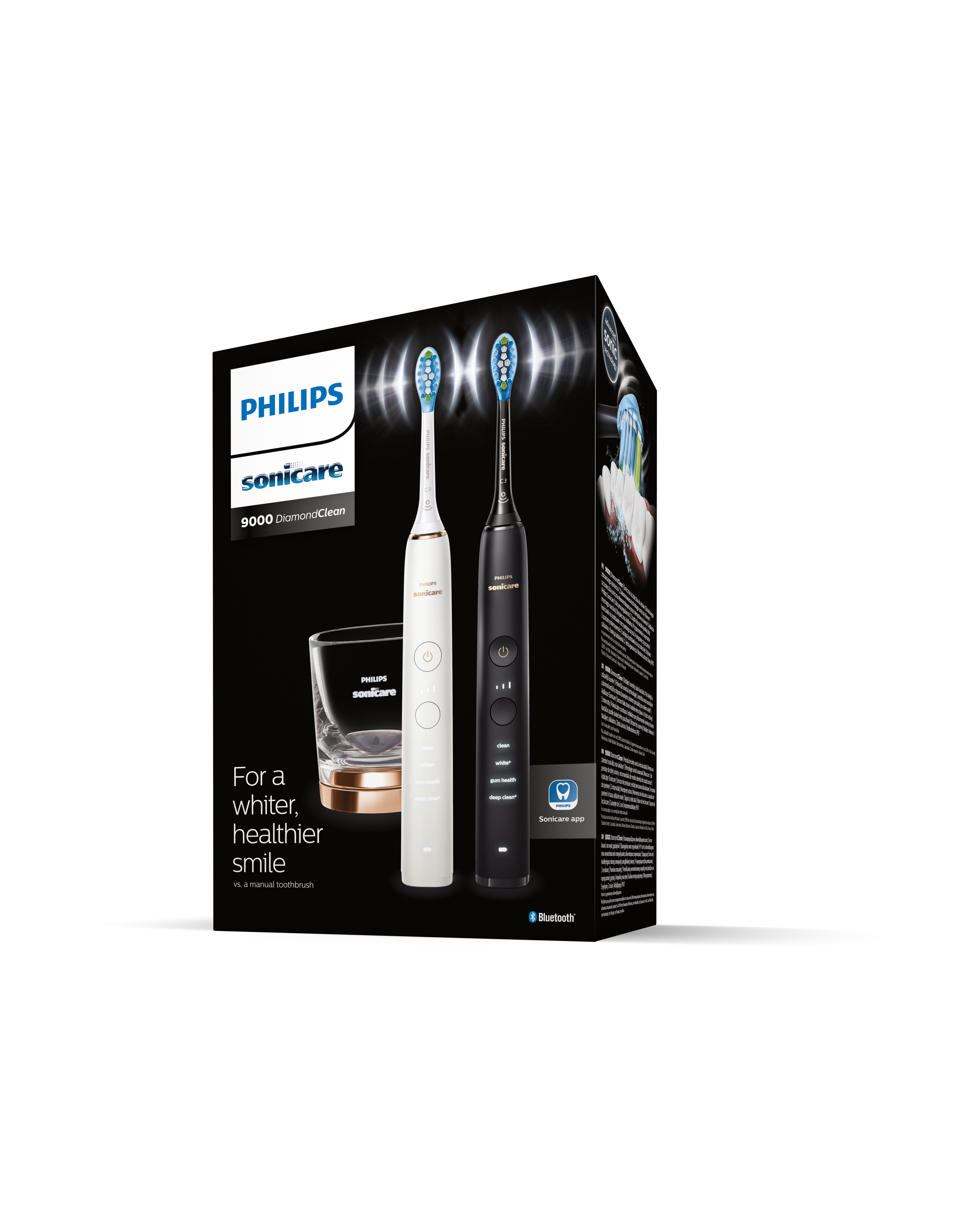 Philips DiamondClean 9000 HX9914/57 2x Brossse � dents �lectrique avec application