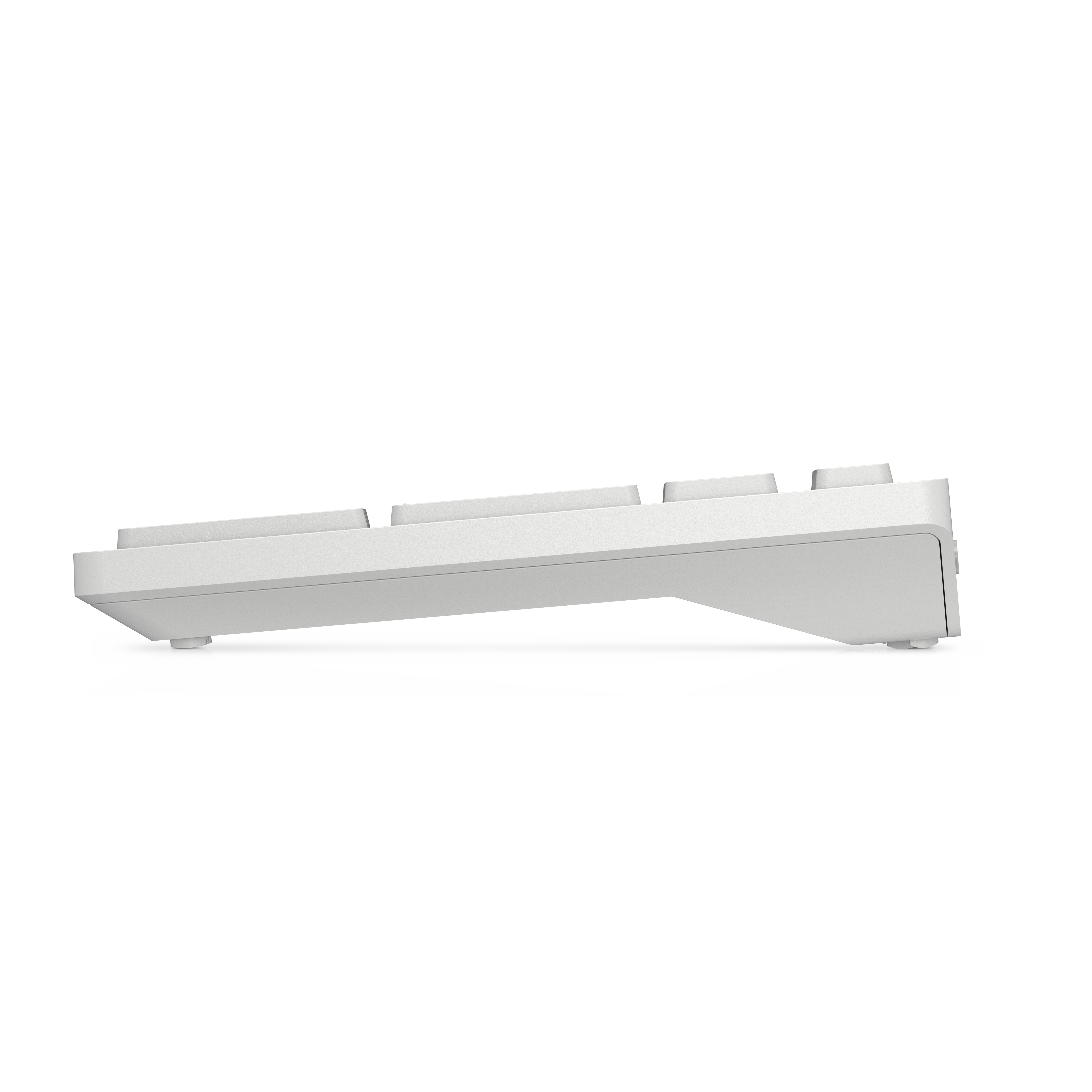 Dell KM5221W-WH - Volle Gr��e (100%) - RF Wireless - QZERTY - Wei� - Maus enthalten