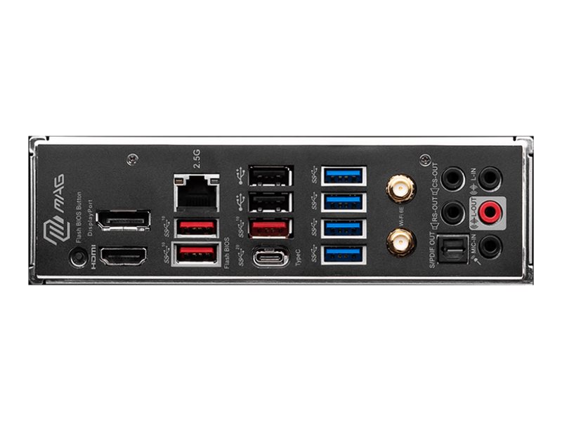 MSI MAG B650 TOMAHAWK WIFI - Motherboard - ATX - Socket AM5 - AMD B650 Chipsatz - USB 3.2 Gen 1, USB 3.2 Gen 2, USB-C 3.2 Gen2, USB-C 3.2 Gen 2x2 - 2.5 Gigabit LAN, Bluetooth, Wi-Fi - Onboard-Grafik (CPU erforderlich)