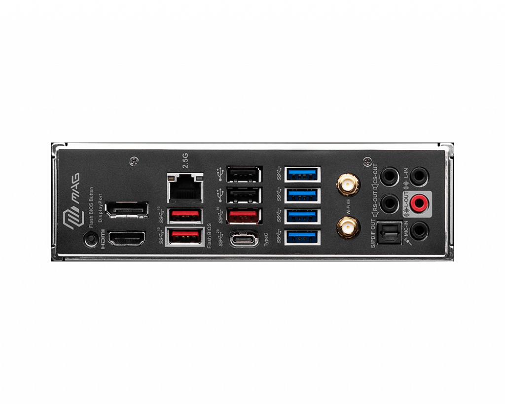 MSI MAG B650 TOMAHAWK WIFI - Motherboard - ATX - Socket AM5 - AMD B650 Chipsatz - USB 3.2 Gen 1, USB 3.2 Gen 2, USB-C 3.2 Gen2, USB-C 3.2 Gen 2x2 - 2.5 Gigabit LAN, Bluetooth, Wi-Fi - Onboard-Grafik (CPU erforderlich)