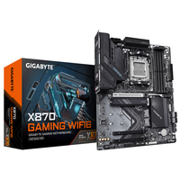 GIGABYTE X870 GAMING WIFI6 Carte Mre - Prend en charge les processeurs AMD Ryzen 9000, 8+2+2 phases VRM, jusqu 8000MHz DDR5 (OC), 1xPCIe 5.0 + 2xPCIe 4.0, Wi-Fi 6, LAN 2,5GbE, USB 4