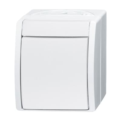 Busch-Jaeger 2601/6 W-54 Interruttore basculante Blu, Cromo