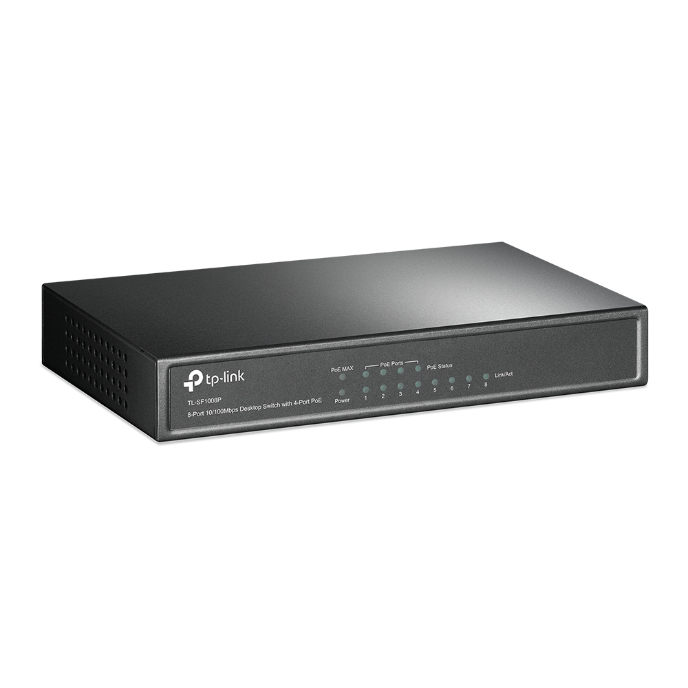 TP-Link TL-SF1008P switch No administrado Fast Ethernet (10/100) Energ�a sobre Ethernet (PoE) Oliva