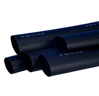 3M TE100037569 - Schrumpfschlauch - Schwarz - 100 cm - 1,2 cm - 135 C