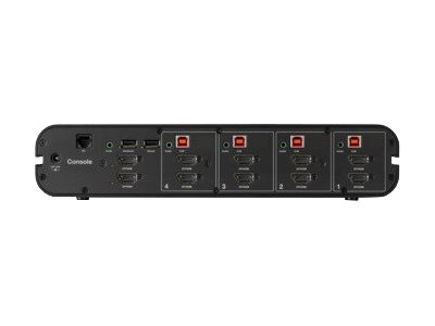 Belkin F1DN204KVM-UNN4 commutateur �cran, clavier et souris Grille de montage Noir