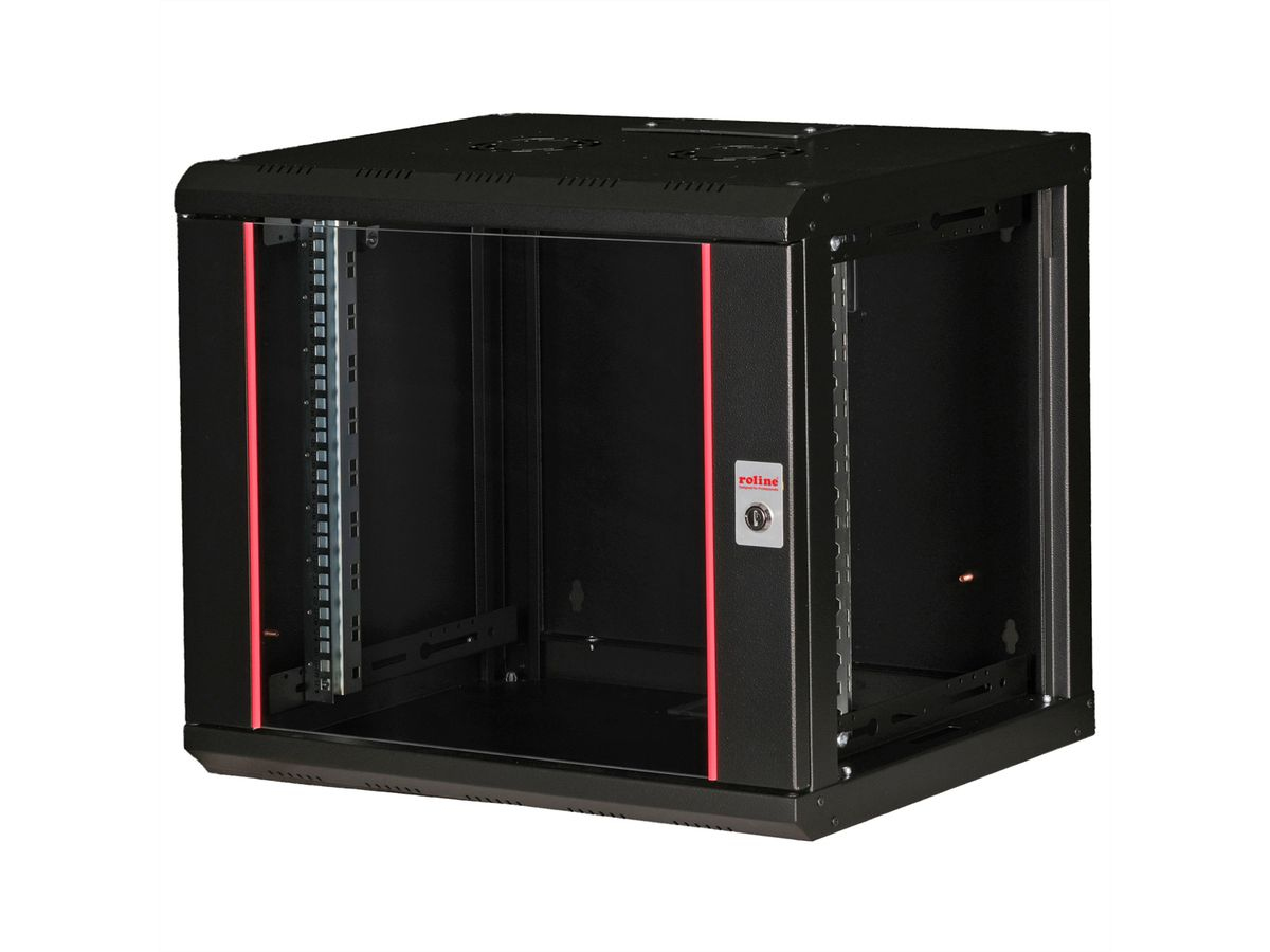ROLINE 26.21.0172 rack 9U Da parete Nero