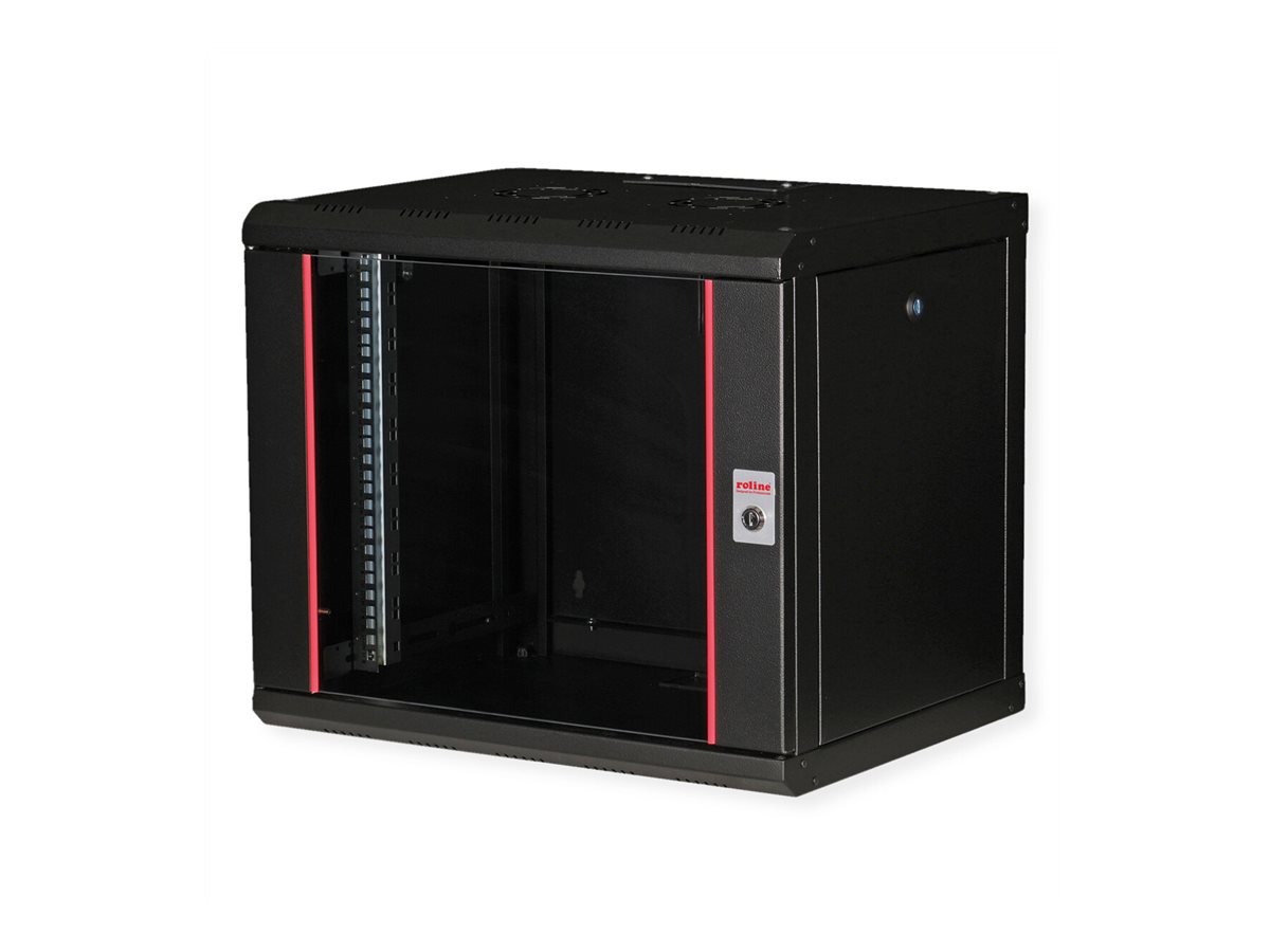 ROLINE 26.21.0172 rack 9U Da parete Nero