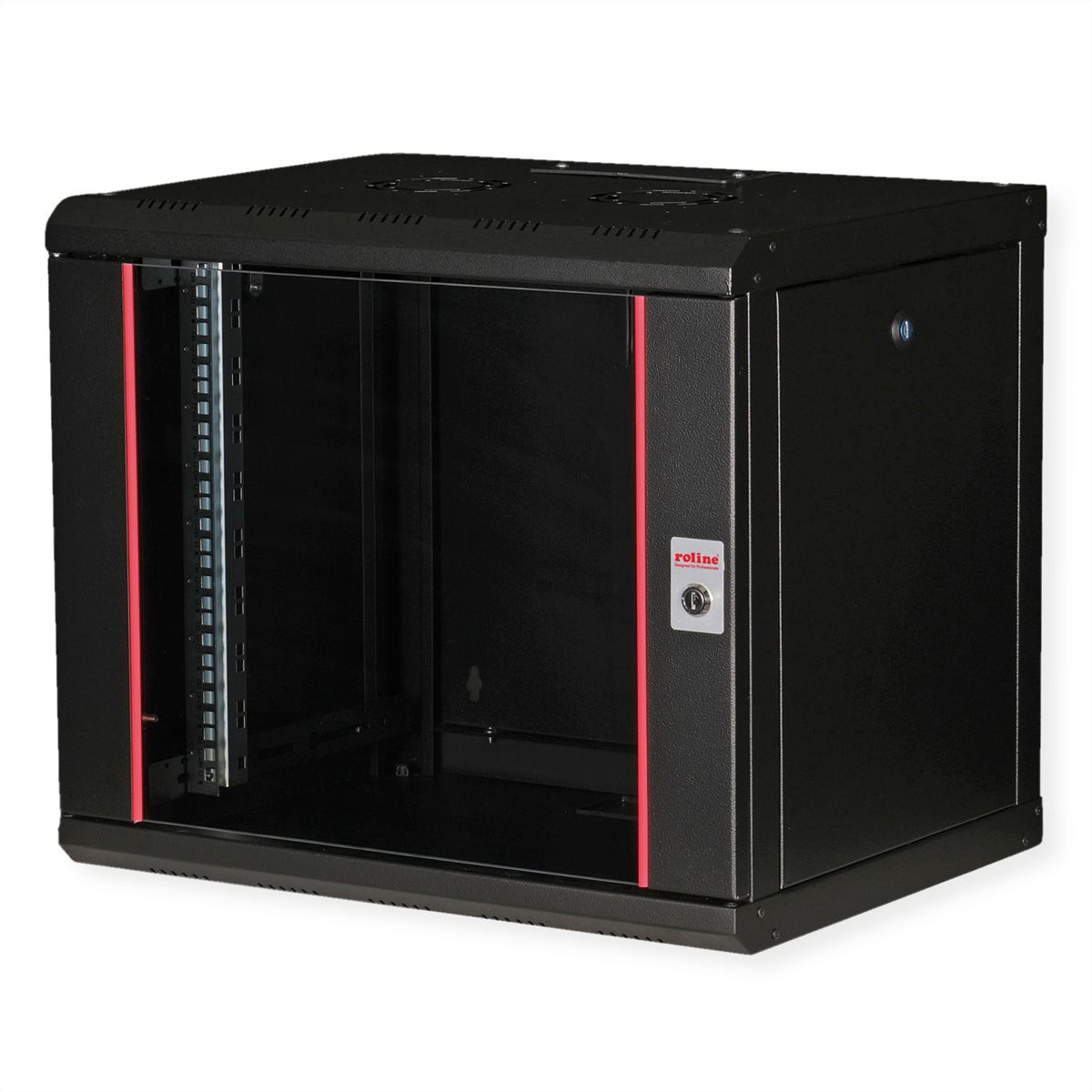 ROLINE 26.21.0172 rack 9U Da parete Nero