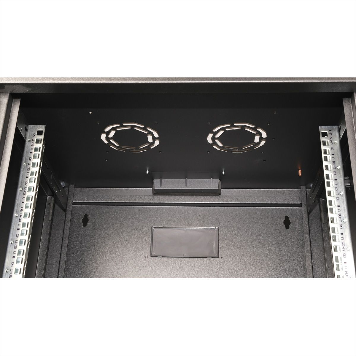 ROLINE 26.21.0172 rack 9U Da parete Nero