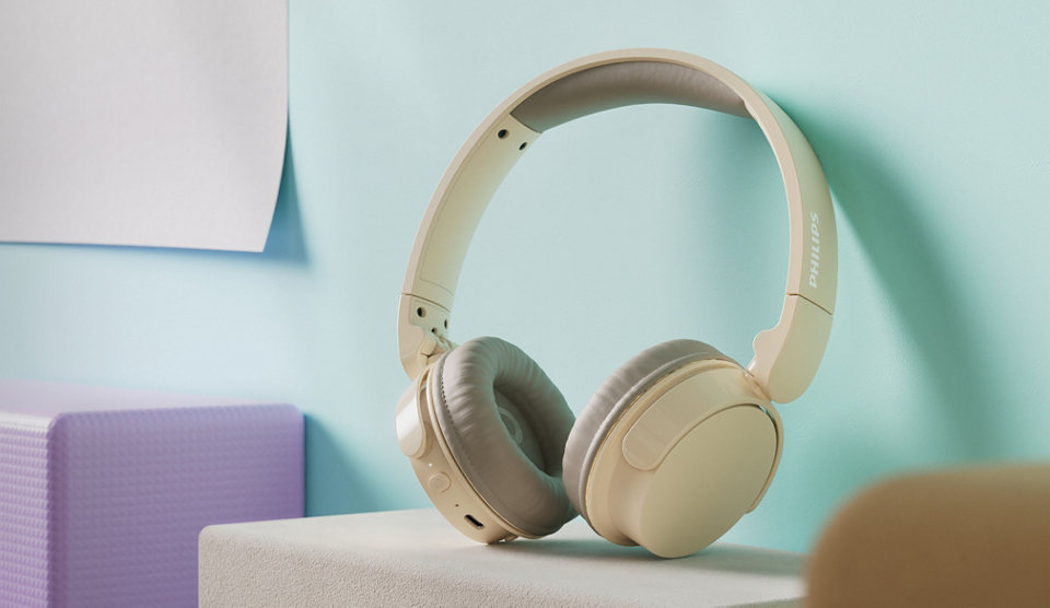 Philips Wireless headband Beige - Kopfh�rer - 20 KHz